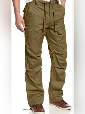 Sean John Black Cargo Pants with Utility Pockets